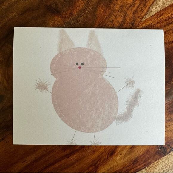 NWT Greeting Cards Thank You Notes for Cat Lovers 6 w/Envelopes Custom B… - Picture 2 of 3